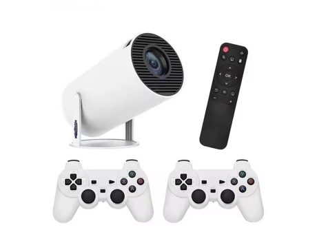 Projetor Ultra Hd Onlike Com Consola De Jogos Retro Integrada Diversão E Entretenimento Em Grande
