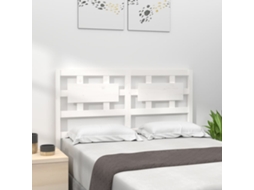 Cabecero 205,5x4x100 cm Madera Maciza de Pino Blanco