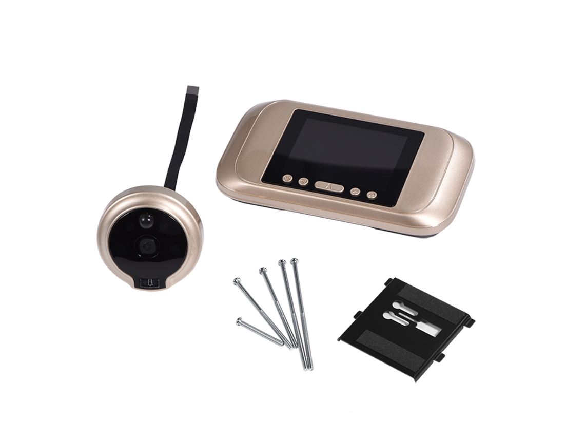 Visor De Porta Visual (equipado Com Tela Lcd De 3,2 Polegadas E Suporte A Alta Definição 720p)