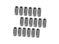 Conjunto prático de 20 suportes de aço inoxidável, suportes de solda para portas de vidro, para mudanças e fotografia.