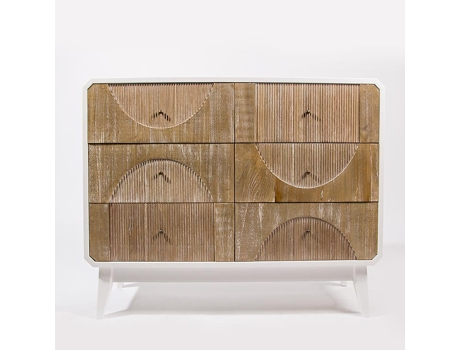 Cómoda Nordic Charm VIVA Madeira MDF Bege (100x40x80cm)