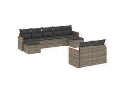Garden Sofa Set, Garden Sofa Sets Vidaxl Cinzeto Rattan / Vime (n/a)