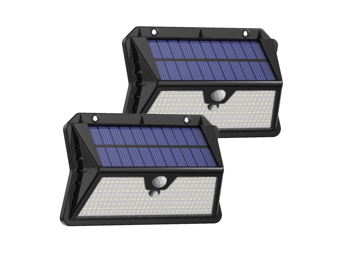Luz Solar Parede 2 Pcs, Sensor Movimento, Ip65 ZYBLSSBB