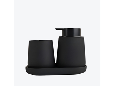 Conjunto De Acessórios De Casa De Banho Rubber Paint Em Cerâmica Reciclada Eco Clay Bosilunlife (espuma)