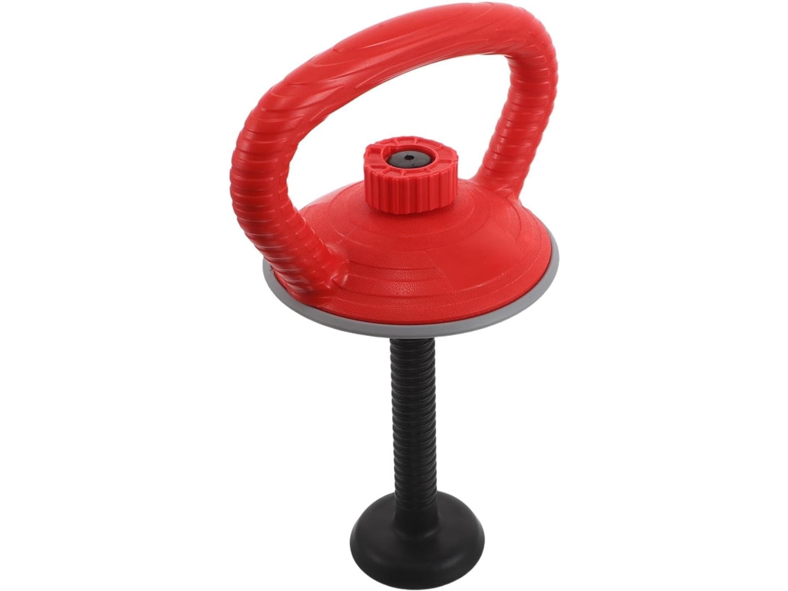 Alça Ajustável Para Kettlebell Mikinona, Vermelha, Com Base Sólida E