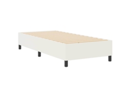 Conjunto 1 Cama De Plataforma Vidaxl Creme Cordão (90 X 200 Cm)