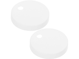 Doitool Tampas Decorativas Fusos De Vaso Sanitário, Redondas De Plástico 60mm, Proteção Contra Poeira Na