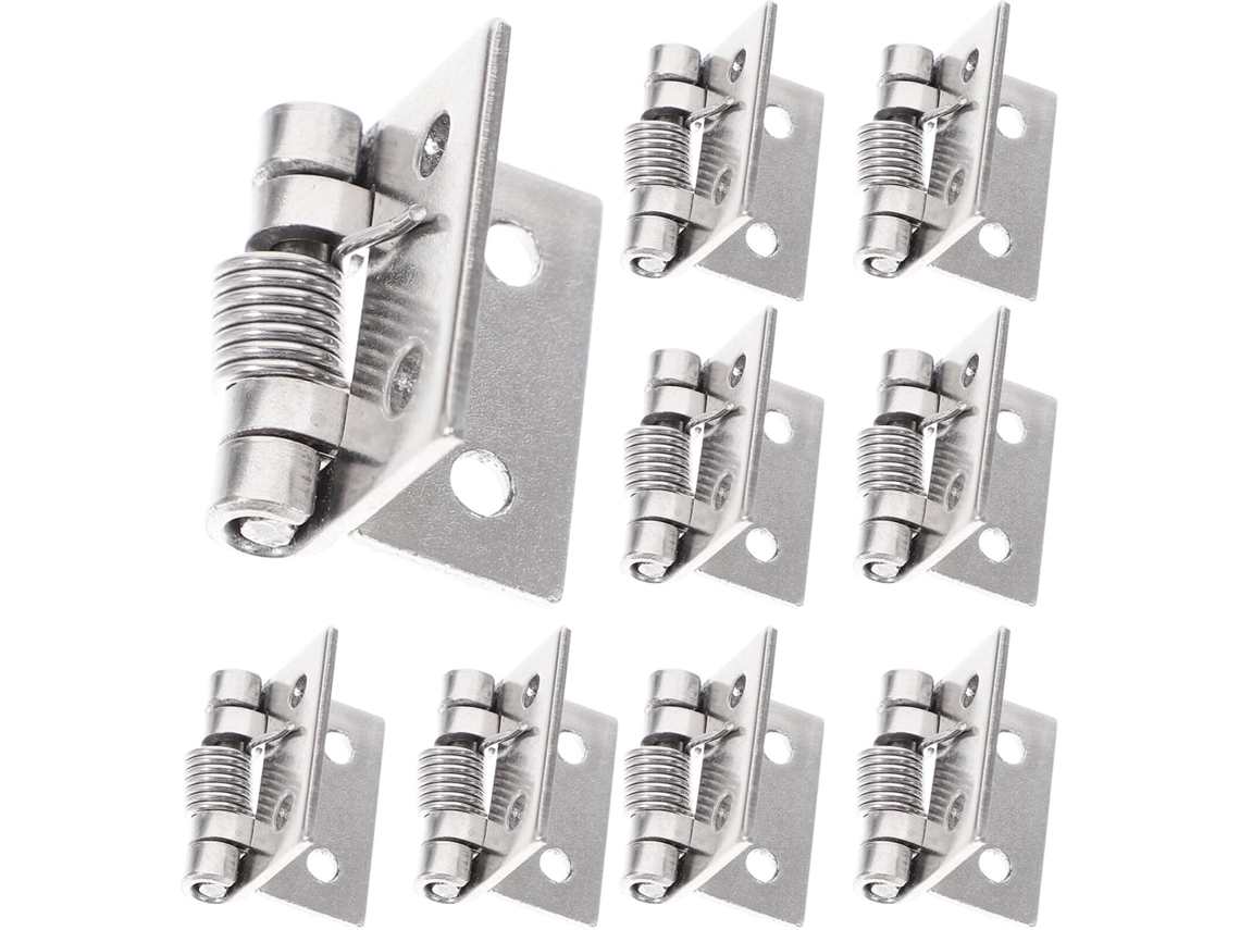 Dobradiças De Mola Com Fechamento Automático, 10 Peças, Resistentes,