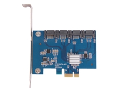 Pci-e 1x Para 4 Portas Sata 3.0 Placa De Expansão Computador Desktop Placa Controladora Ssd