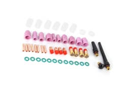 Kit De Peças Para Tocha Tig Com 49 Peças: Colechas, Bicos Cerâmicos E Acessórios Para Wp17 18 26 150‑250a
