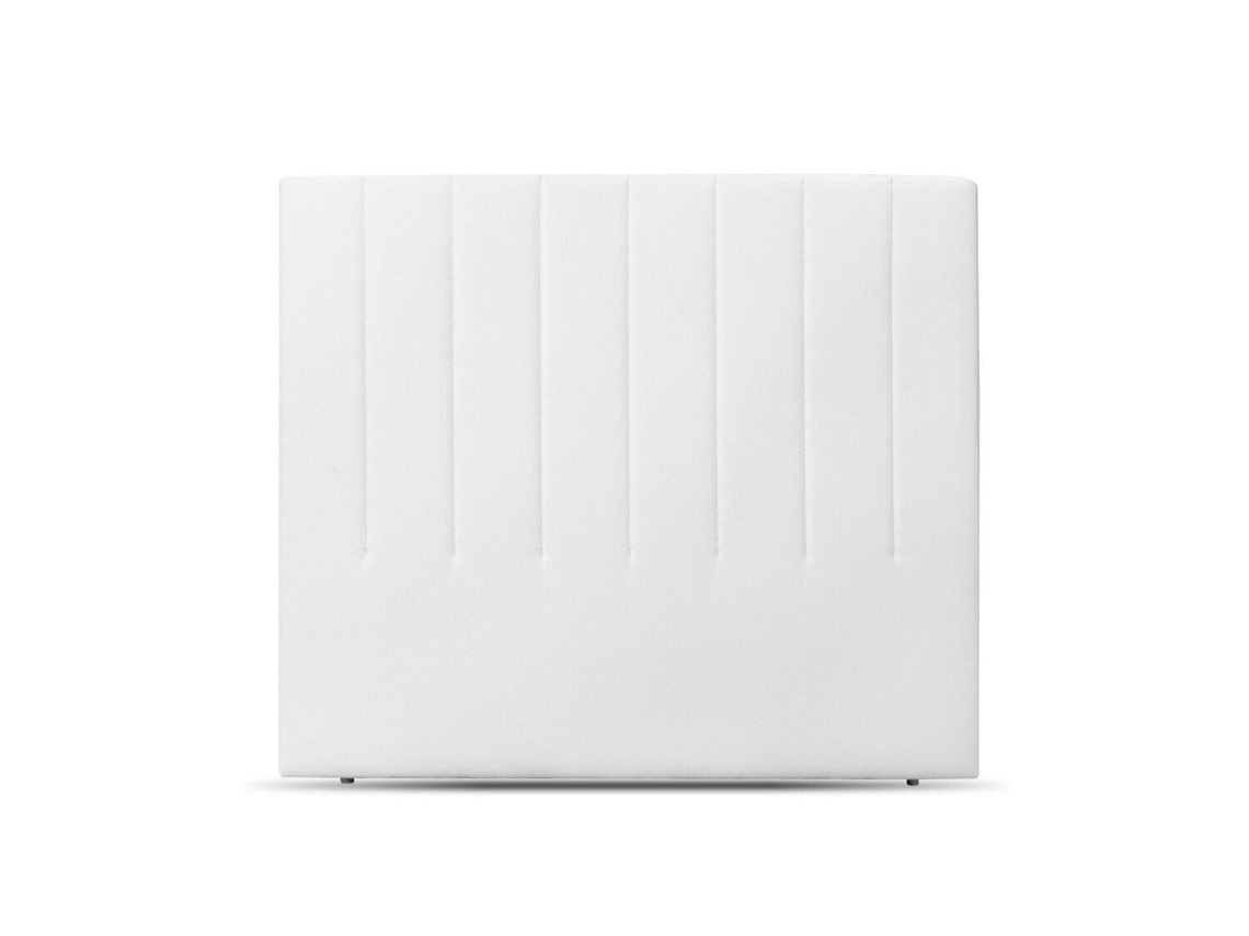Cabeceira de Cama Nova York Altura SALDOSYSTOCKS Pele Sintética Branco (135x130x6cm)