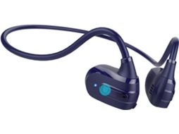 Auscultadores de condução óssea Bluetooth 5.3 JIAPEI, clip confortável, microfone, 36h, IPX7, preto