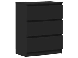 Sideboard, Sideboards Vidaxl Preto Madeira Processada (n/a)