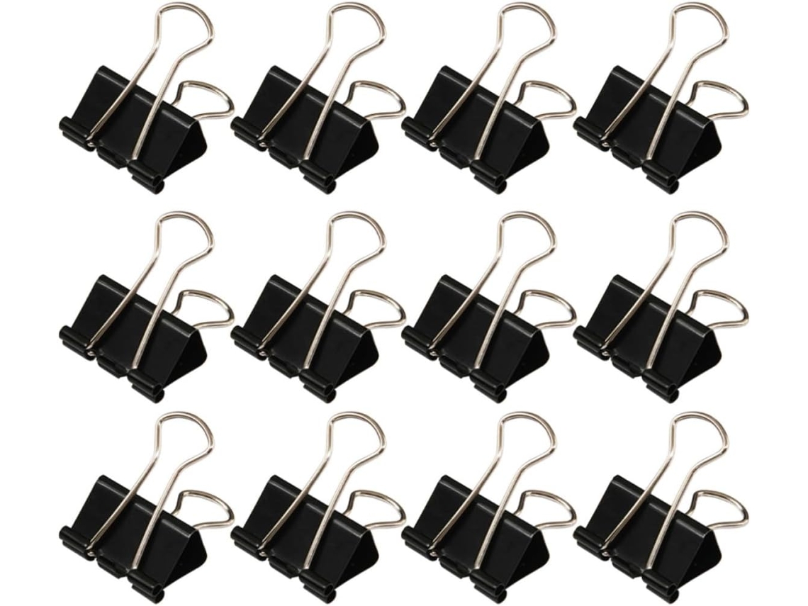 Clipes Metálicos Ushobe 51mm, Pacote de 48 Unidades, Design Com Ponta Larga, Clipes Grandes Artigos De Papelaria