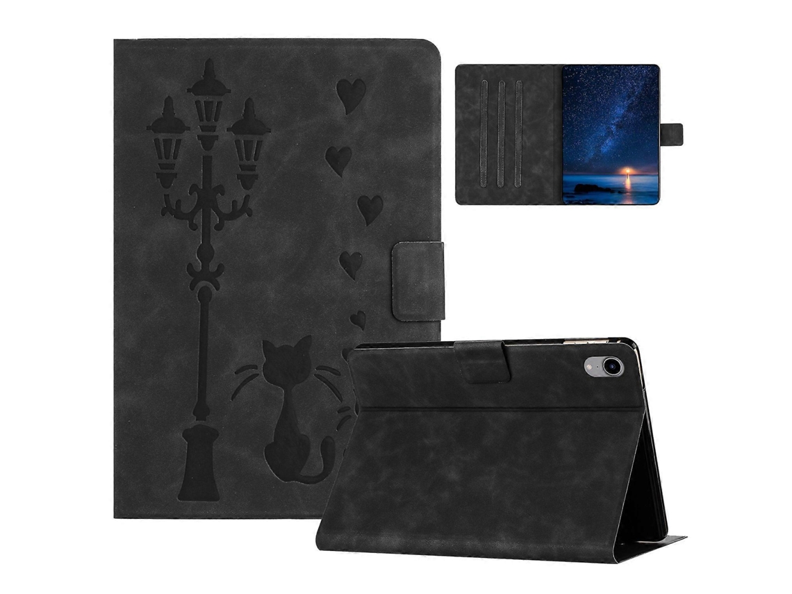 Capa Para Ipad Mini /mini (2021) Com Estampa De Gato E Microfibra Em Couro, Capa Inteligente Para Tablet Slowmoose (2024)