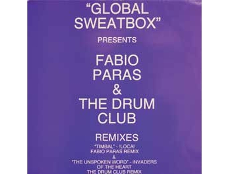 Global Sweatbox apresenta Fabio Paras The Drum Club Remixes da Nation Records