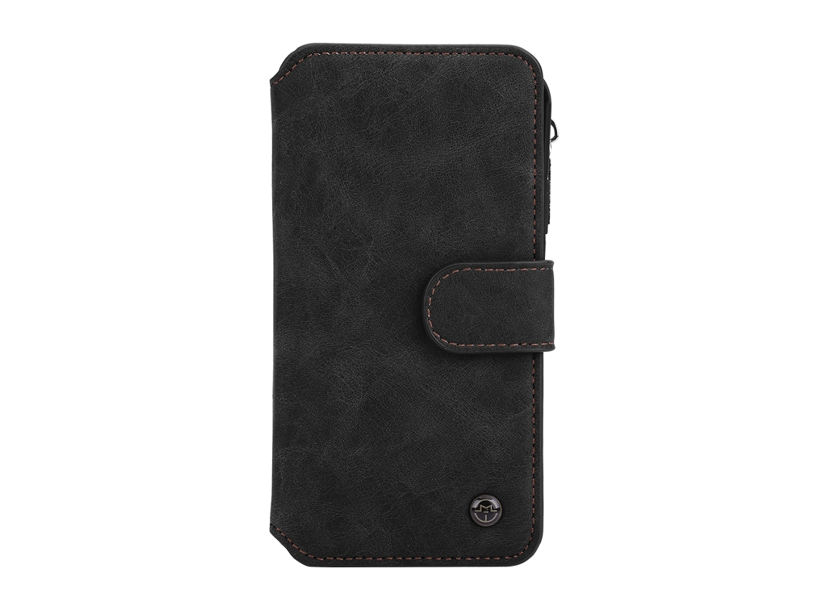 Carteira de Couro Vintage LAXISCREED com Capa Magnética e Case Iphone X