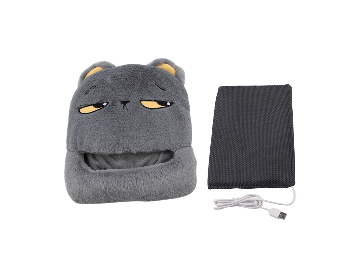 Aquecedor De Pés Usb 5v 2a Modelo Miao Xiaosong Cinza