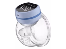 Bomba elétrica portátil Leite Strip com 3 modos, 9 níveis, recarregável individualmente, 24 mm, BRILVIBERA (azul)