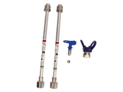 Unidades De Varilla Extensible De Acero Inoxidable G7/8 14 Para Pistola De Pulverización Reemplazo Hogar Plata