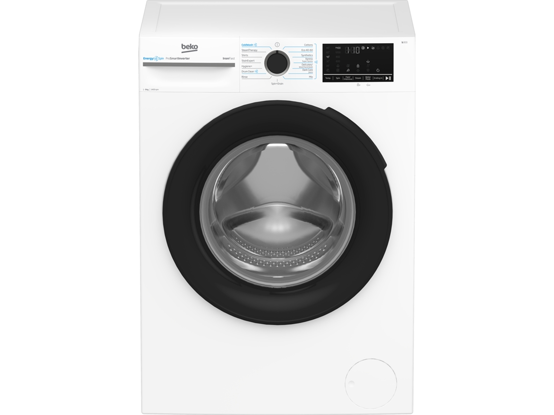 Beko B300 Bm3wfsu49415wb Máquina De Lavar Carregamento Frontal 9 Kg 1400 Rpm Branco