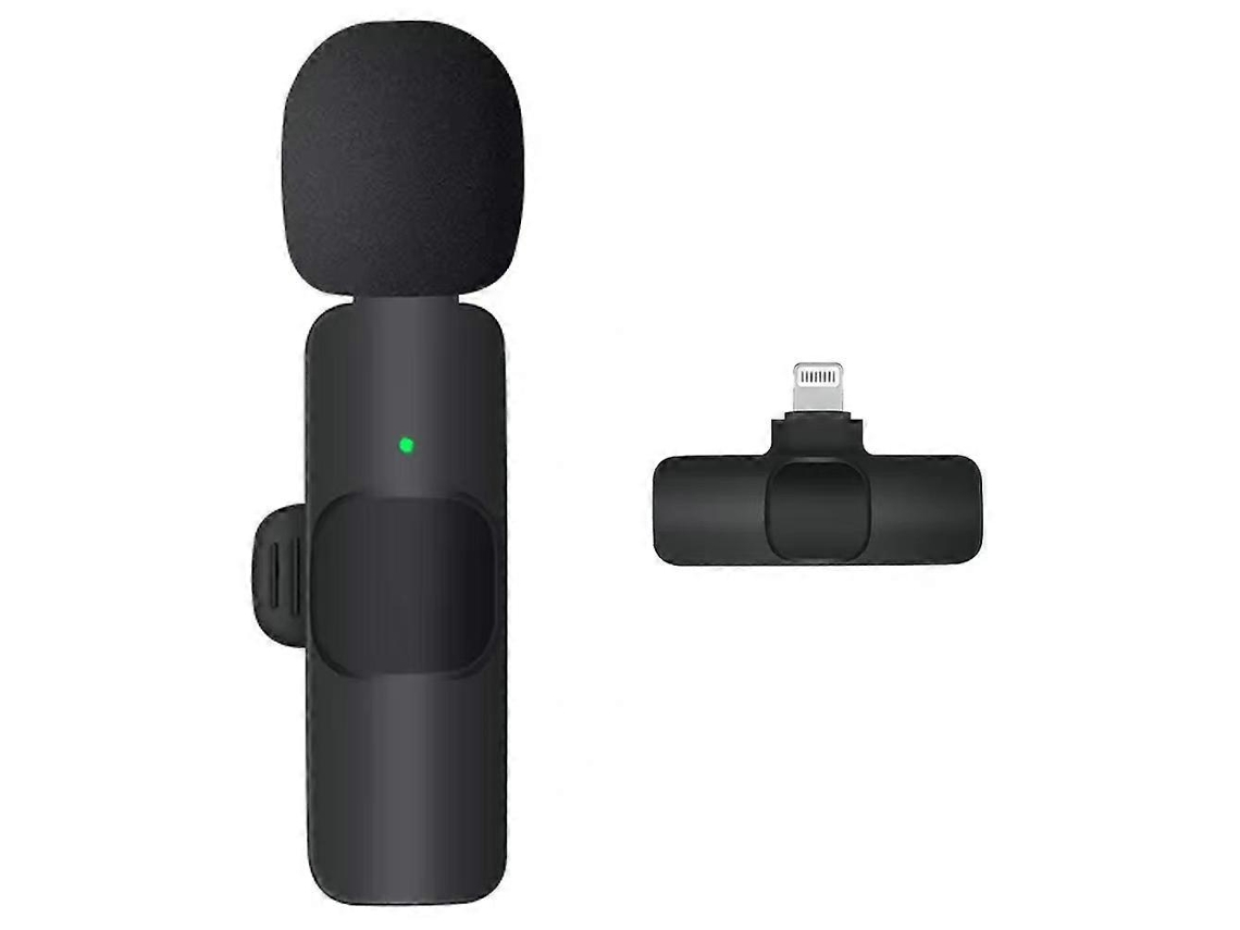 Microfone De Lapela Sem Fio Profissional Com Redução Ruído Para Smartphone E Pc Aquaforge