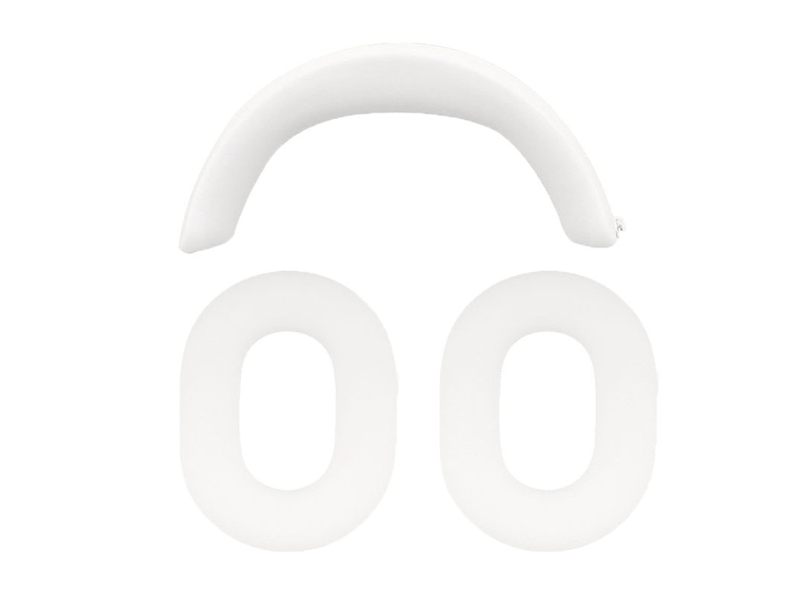 Acessórios Para Fones De Ouvido Compatíveis Com Sony Inzone H7 Ponteiras Auriculares De Silicone Brancas Capa Para A Faixa De Cabeça. Yunzii