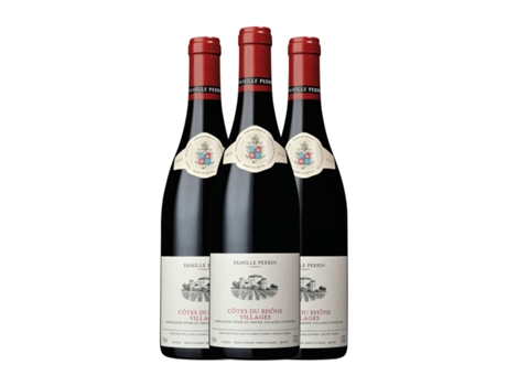 Vinho FAMILLE PERRIN Côtes du Rhône Villages (0.75 L - 3 Unidades)