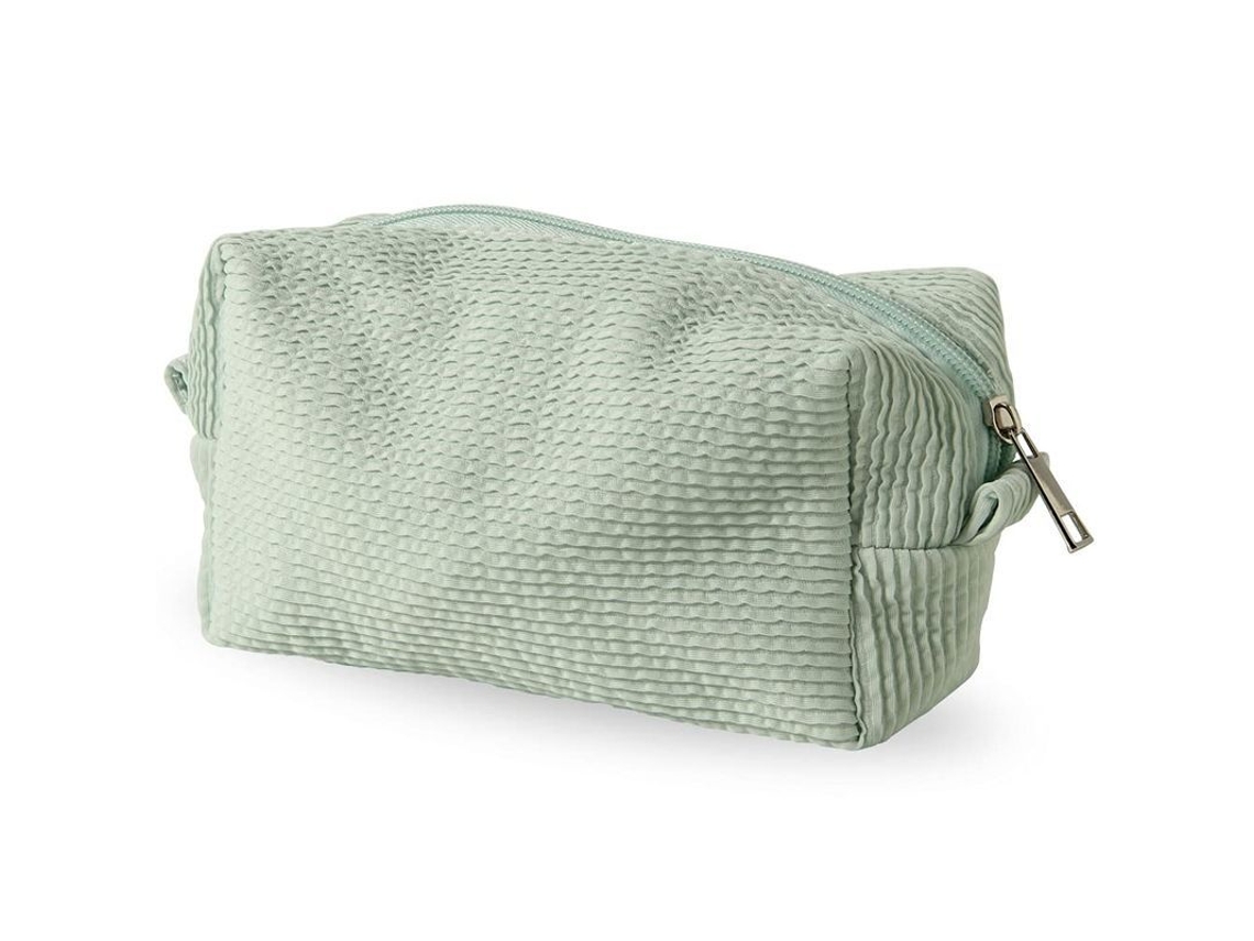 Bolsa de Maquilhagem de Cor Sólida com Grande Capacidade (verde) S/MARCA