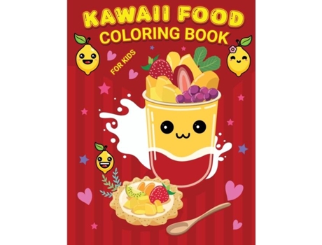 Livro Kawaii Book for Kids Cute Kawaii Activity Book for Children, Coloring Kawaii For Kids de Laura Bidden (Inglês)