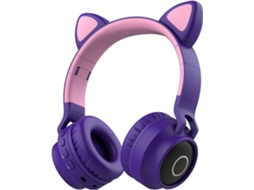 Auriculares Ear Headset Longa Duração Sem Ehstmind Bluetooth Roxo