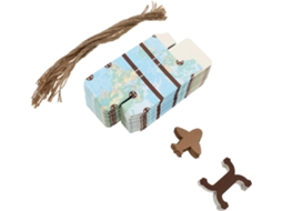 Caixas De Doces Estilo Mala Retrô, 50 Unidades, Material Durável, Azul, Multifuncionais Para Festas E Casamentos, Porta
