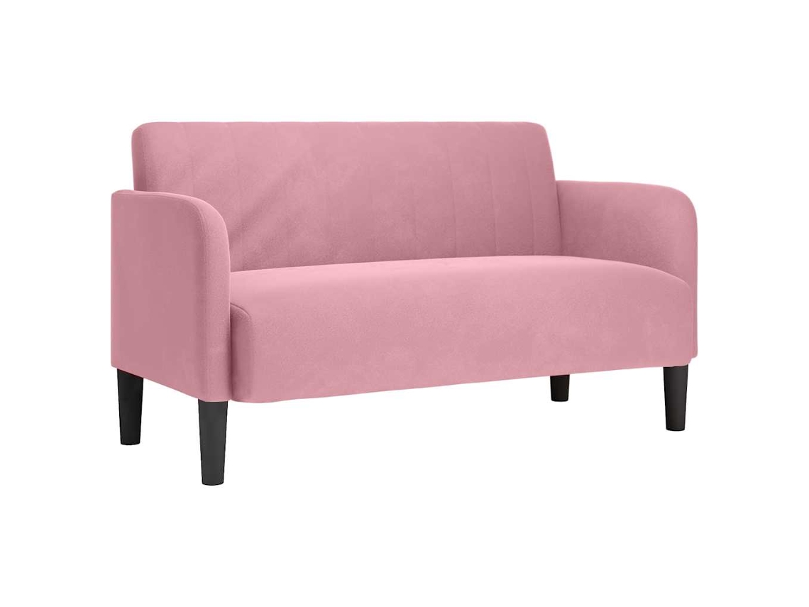 Loveseat Sofa, Loveseat Sofas Vidaxl Cor-de-rosa Veludo (n/a)