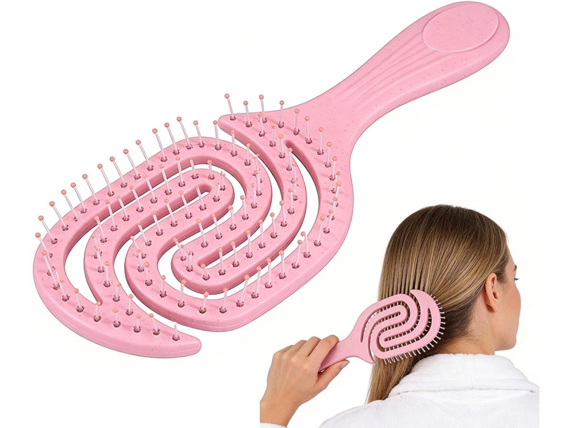 Escova De Cabelo Macia – Pente Desembaraçante Para Um Penteado Suave