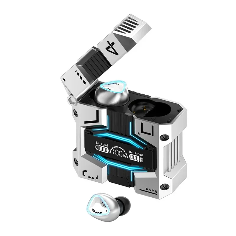 Fones De Ouvido Sem Fio Tws (brancos) Com Bluetooth, Controle Por Toque, Cancelamento De Ruído, Estéreo, À Prova D'água E Intra-auriculares.
