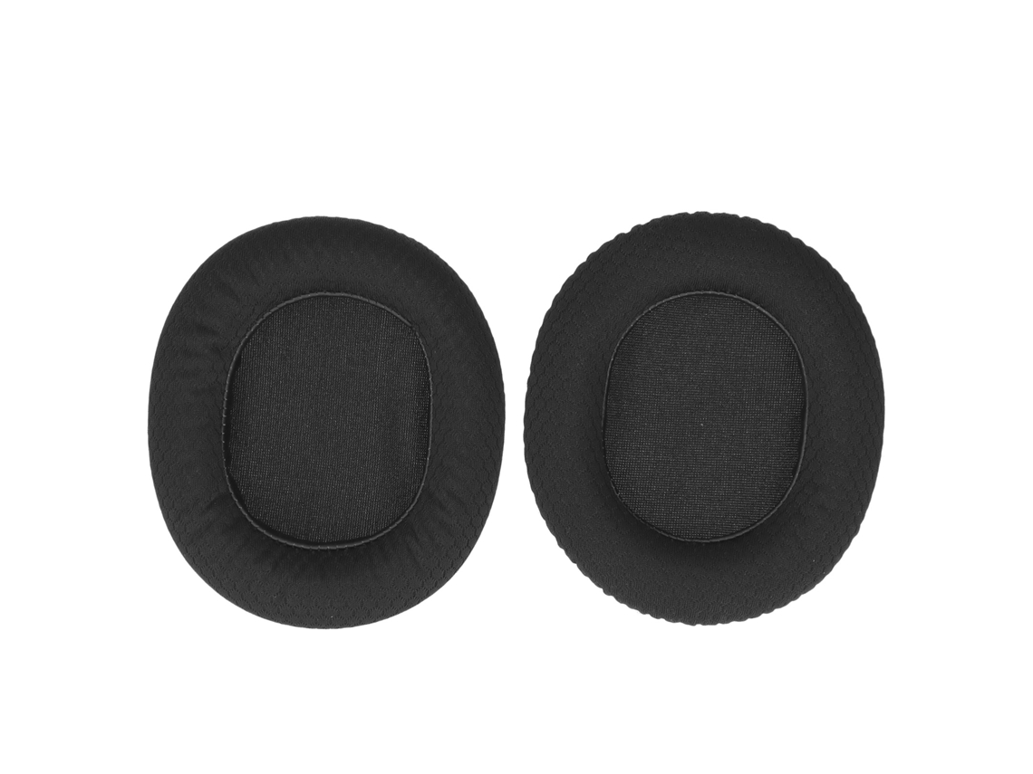 Protetores de fone de ouvido Lurelia para Steelseries Arctis 3, 5 e 7, em couro sintético e espuma sólida, pretos.