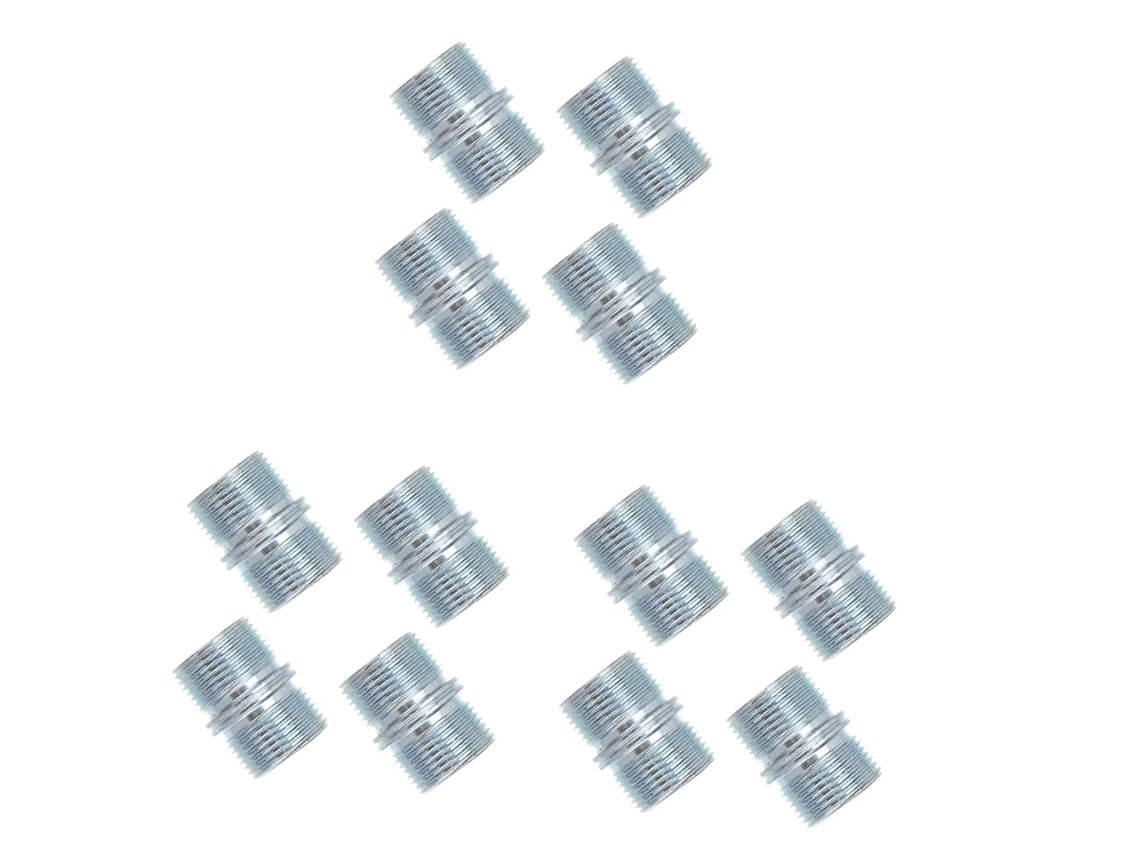 Porcas De Aço Ultechnovo Para Conector Suporte Prateleira, Cabeça Dupla, 12 Peças, Suporte Robusto Para Prateleiras De