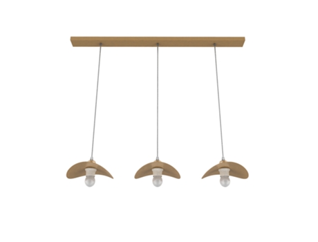 LUMICOM | Piuma Candeeiros de Suspensão Lineal 3 Luces Monocromático Opaco