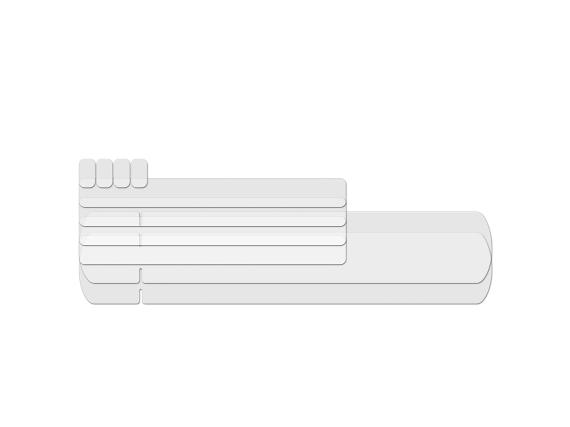 Proteção Quadro - Pele De Lagartixa - Clear400 - Transparente - 8 Mils - Kit 10 Peças