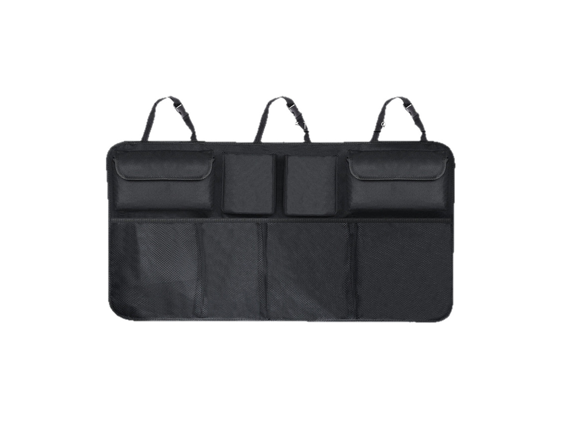 Organizador Porta Malas Carro Multifunções com Bolsos, Preto ZYBLSSBB
