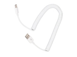 Mali cabo de Carregamento Enrolado Type C para Usb 2.0 Masculino 480mbps 3m/9.8ft para Celular