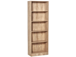 Estante de 5 Prateleiras PRIME KANG com ajuste de altura e design antitombamento (63x29,5x176 cm) madeira