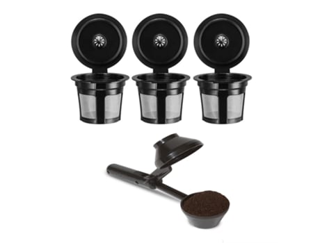 Cápsulas Reutilizáveis Para Máquinas De Café Keurig Filtros Reutilizáveis Universais Sem Bpa Para Cafeteiras Keurig 1.0 E 2.0 Jillioper