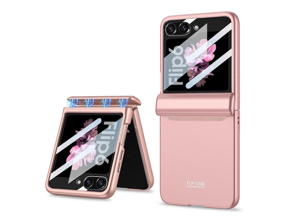Capa Dobrável Com Cobertura Total Integrada Gkk Para Samsung Galaxy Z Flip6