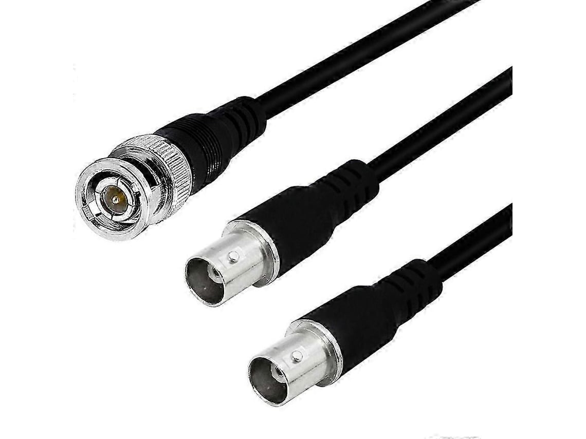 Cabo Bnc Com Conector Divisor 1 Para 2 Para Câmeras E Equipamentos De Vídeo