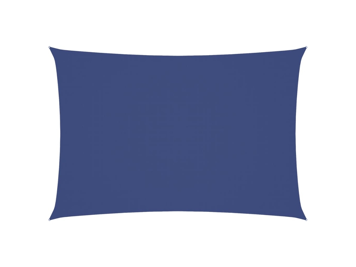 MAISON EXCLUSIVE Vela de proteção solar retangular em tecido Oxford azul, 2,5 x 4,5 m