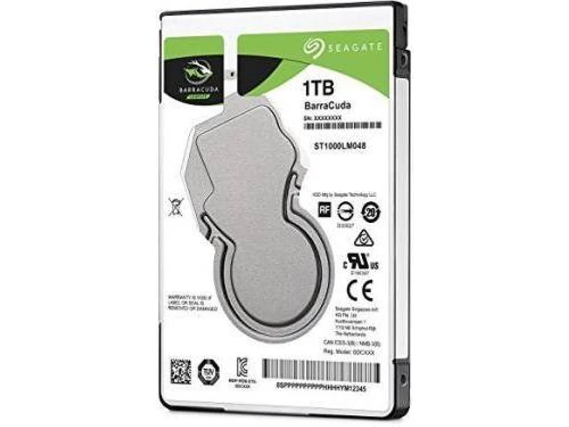 Disco HDD Interno SEAGATE ST1000LM048 (1 TB - SATA - 5400 RPM)