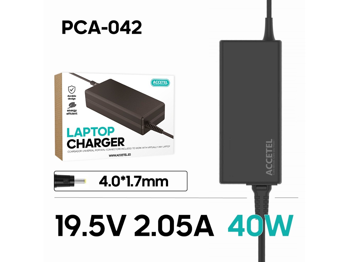 Pca-042 Carregador Portátil Hp 19.5v 2.05a 4.0*1.7mm 40w