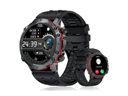 Smartwatch Fw09 Corpo Em Titânio Grau Militar Masculino Marrom Bestvite