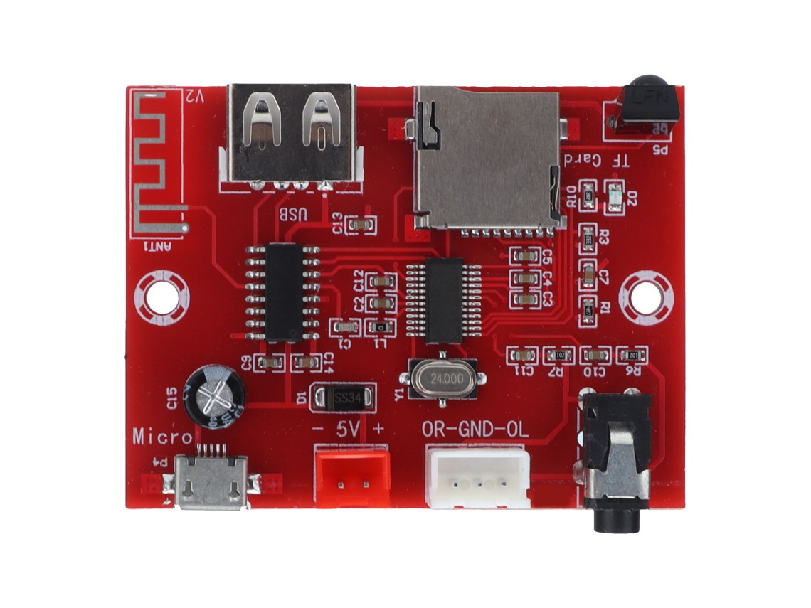 Módulo Decodificador Bluetooth Com Controle Remoto